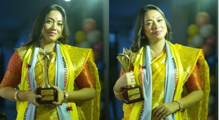 অভিনেত্রী শানুর নৃত্যের জন্য সম্মাননা অর্জন